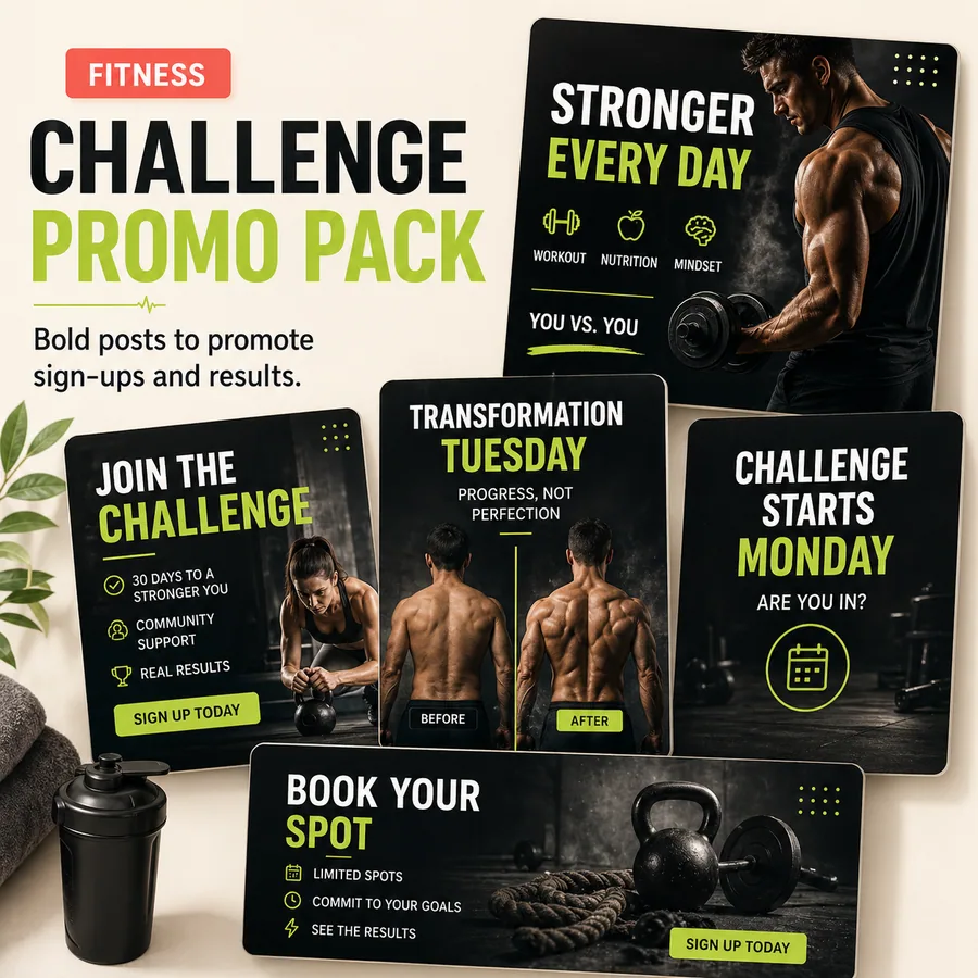 Promote a Fitness Challenge preview