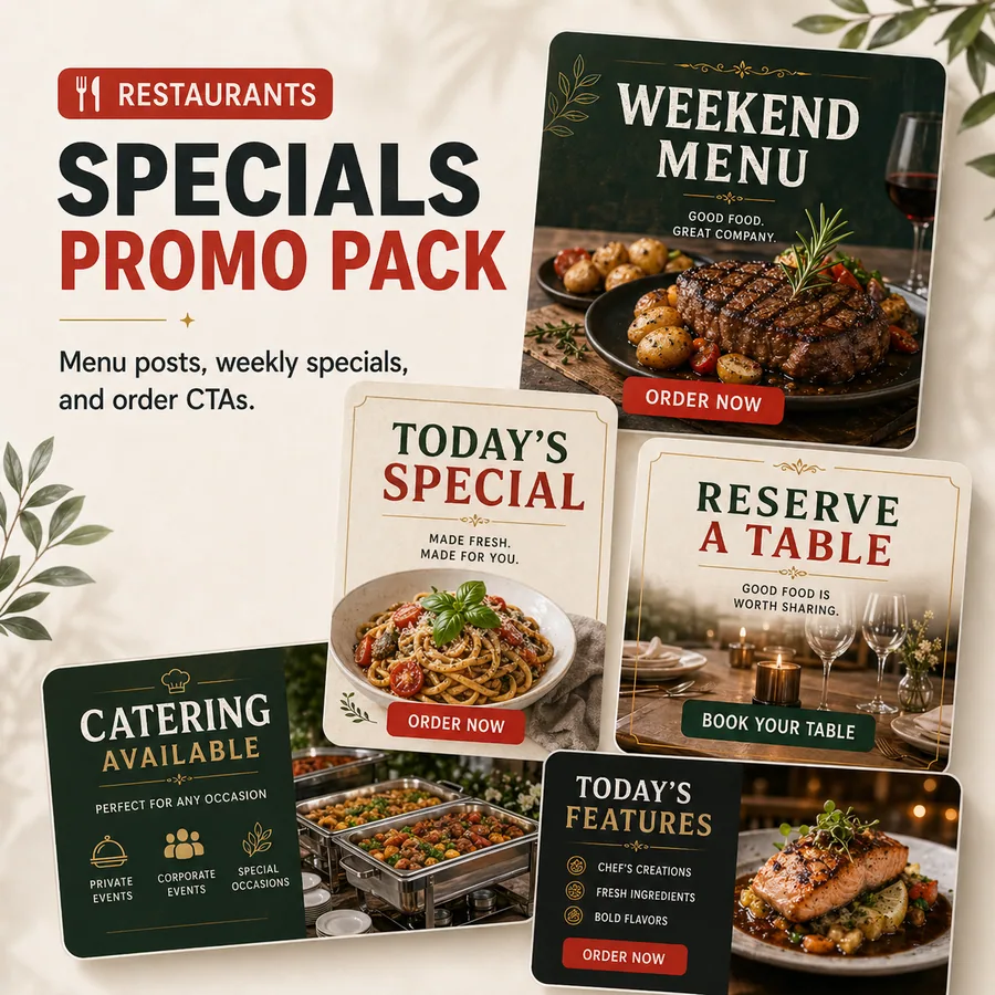 Promote Restaurant Specials preview